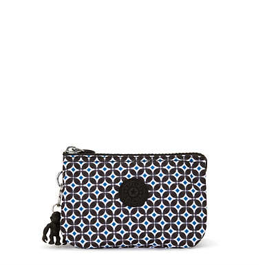 Creativity Small Printed Pouch - Blackish Tile