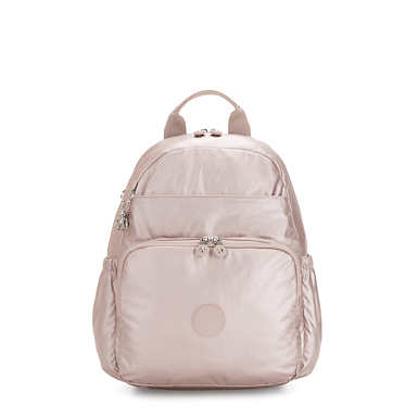 Maisie Metallic Diaper Backpack - Metallic Rose