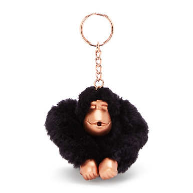 Sven Monkey Keychain - Black Rose