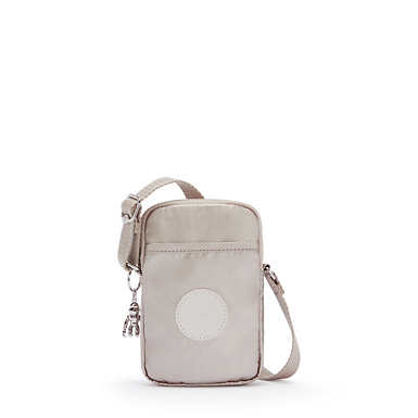 Tally Metallic Crossbody Phone Bag - Metallic Glow