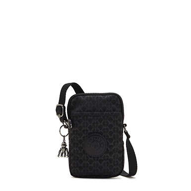 Tally Printed Crossbody Phone Bag - Signature Embossed