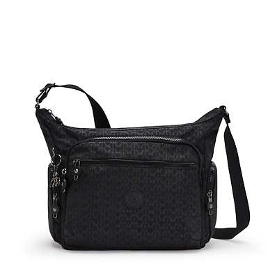 Gabbie Printed Crossbody Bag - Signature Embossed