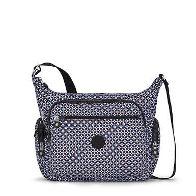 Gabbie Printed Crossbody Bag - Blackish Tile