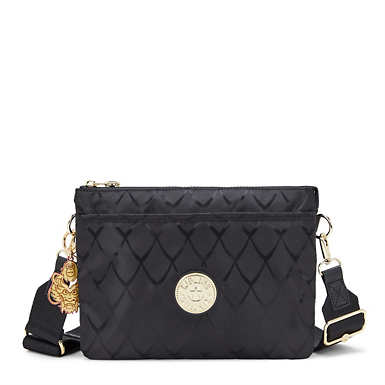 Riri Large Crossbody Bag - Scale Black Jacquard