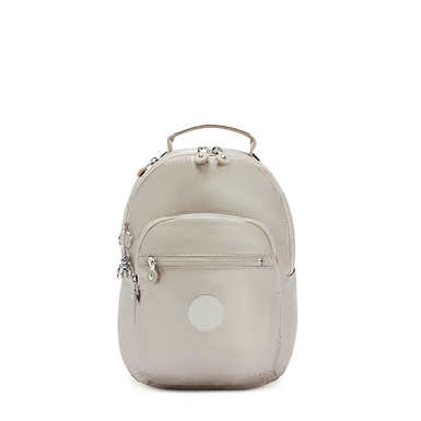 Seoul Small Metallic Tablet Backpack - Metallic Glow
