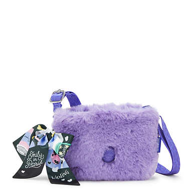 Emily in Paris Aminda Furry Crossbody Bag - Furry Lilac