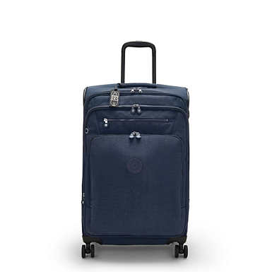 Youri Spin Medium 4 Wheeled Rolling Luggage - Blue Bleu