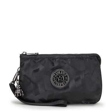 Creativity Extra Large Printed Wristlet - Black 3D K JQ