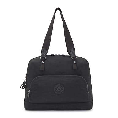 Linza 15" Laptop Shoulder Bag - Black Noir
